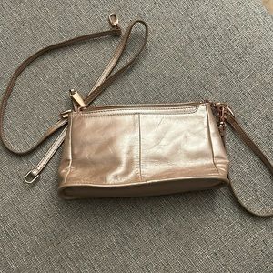 Pink Hobo Wristlet Shoulder Crossbody Bag Purse